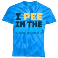 Funny I Pee In The River Summer Tubing Family Float Trip Gift Kids Tie-Dye T-Shirt