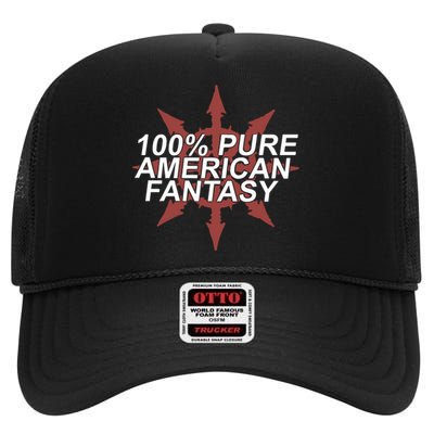 Fantasy Initiative Paid In Blood 100 Pure American Fantasy High Crown Mesh Back Trucker Hat