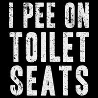 Funny I Pee On Toilet Seats Offensive Adult Humor Bucket Hat
