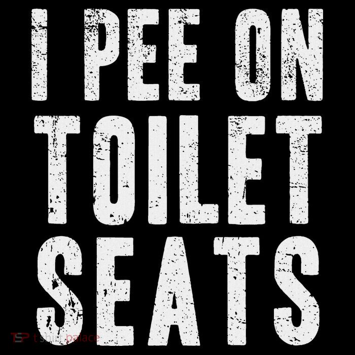 Funny I Pee On Toilet Seats Offensive Adult Humor Flatbill Hat