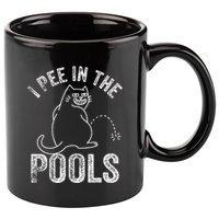 Funny I Pee In Pools Summer Vacation Men Women 11oz C Handle Ceramic Mug