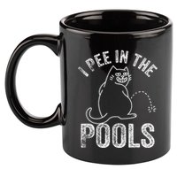 Funny I Pee In Pools Summer Vacation Men Women 11oz C Handle Ceramic Mug