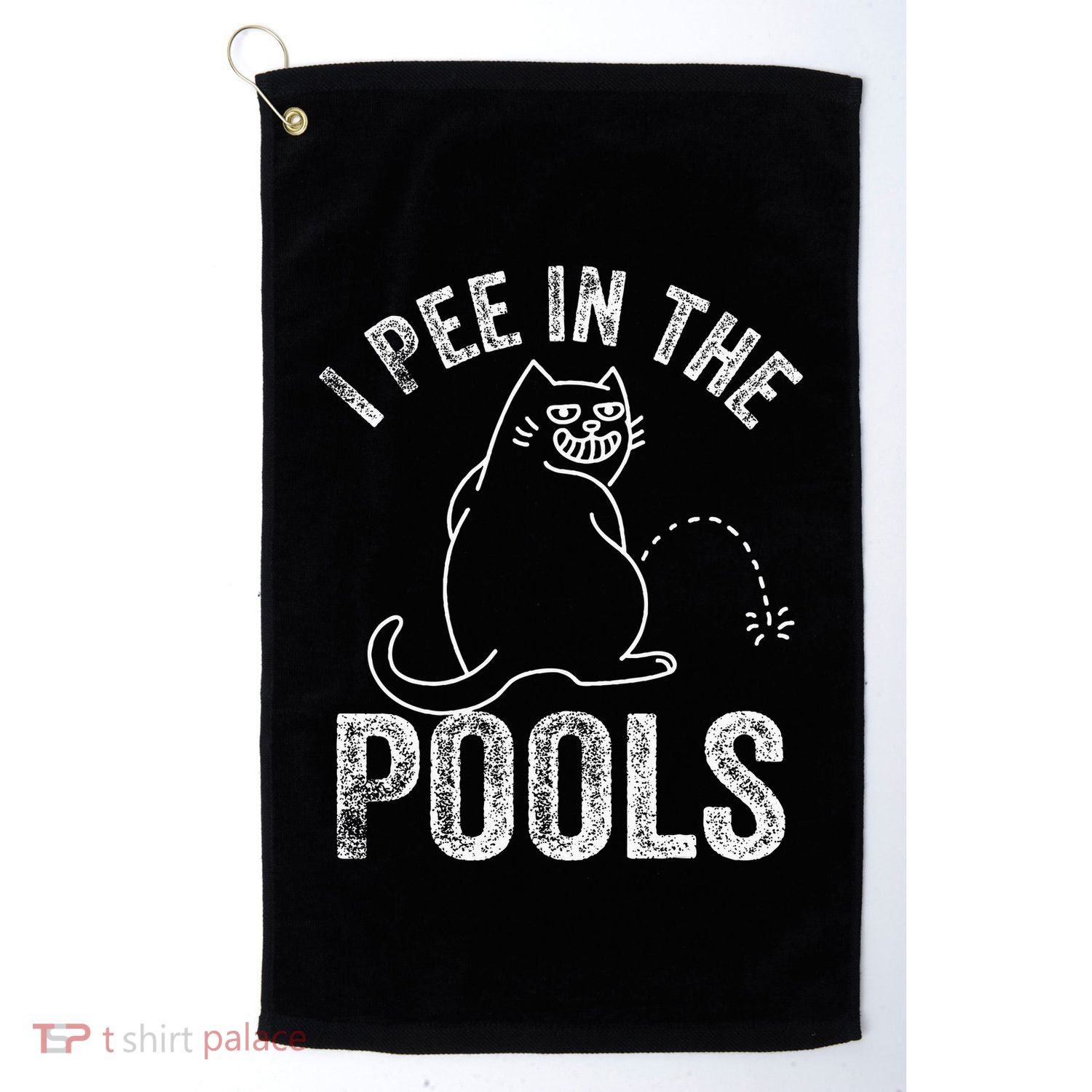 Funny I Pee In Pools Summer Vacation Men Women Golf Towel