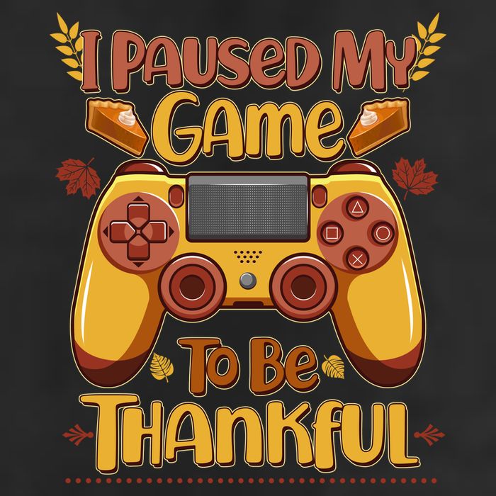 Funny I Paused My Game To Be Thankful Golf Towel