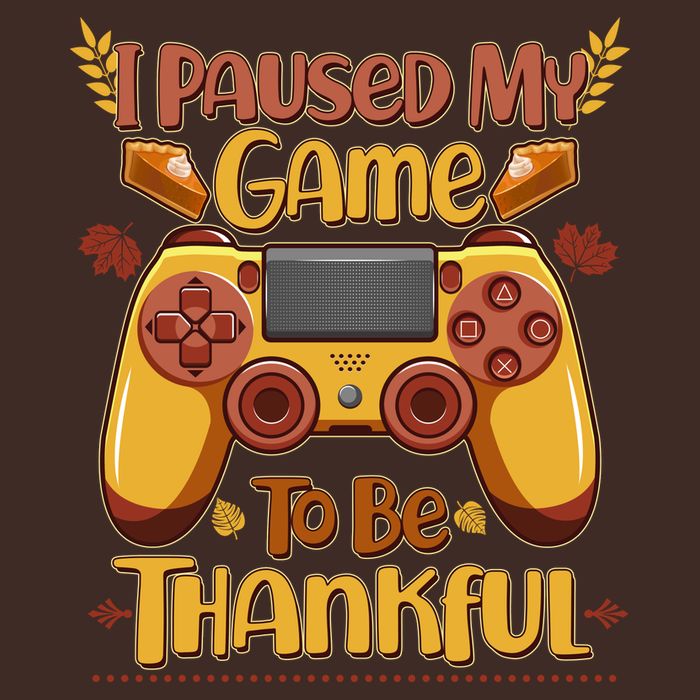 Funny I Paused My Game To Be Thankful Cooling Performance Crew T-Shirt