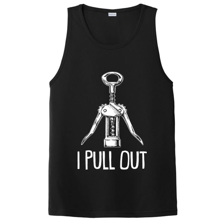 Funny I Pull Out Wine Corkscrew PosiCharge Competitor Tank