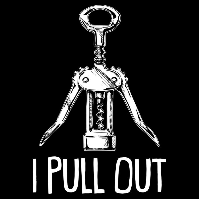 Funny I Pull Out Wine Corkscrew Zip Tote Bag