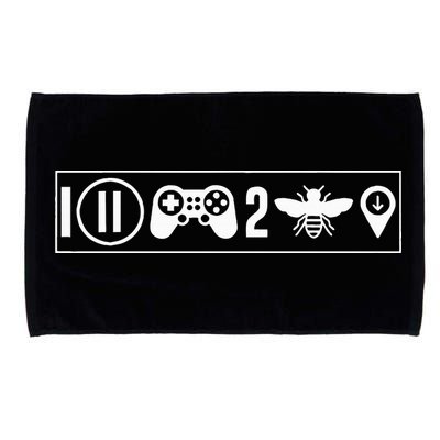 funny I Paused My Game To Be Here  Microfiber Hand Towel