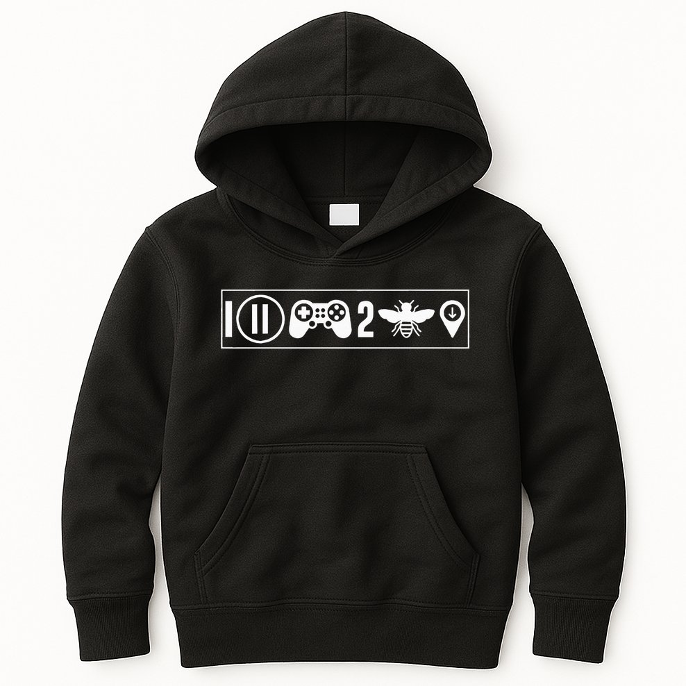 funny I Paused My Game To Be Here  Kids Hoodie