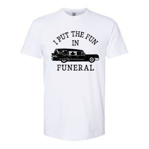 Funny I Put The Fun In Funeral Director Halloween Costume Softstyle CVC T-Shirt