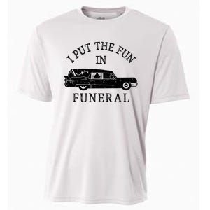 Funny I Put The Fun In Funeral Director Halloween Costume Cooling Performance Crew T-Shirt