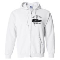 Funny I Put The Fun In Funeral Director Halloween Costume Full Zip Hoodie