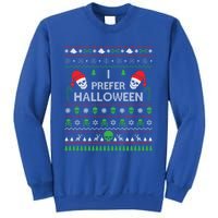 Funny I Prefer Halloween Christmas Best Ugly Xmas Funny Gift Sweatshirt