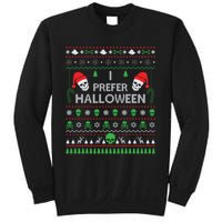 Funny I Prefer Halloween Christmas Sweater Best Ugly Xmas Sweatshirt