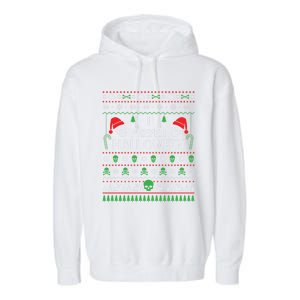 Funny I Prefer Halloween Christmas Sweater Best Ugly Xmas Garment-Dyed Fleece Hoodie