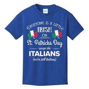 Funny Italian Pride Gift Irish St Patricks Day Italians Gift Kids T-Shirt