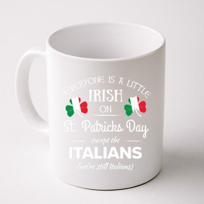 Funny Italian Pride Gift Irish St Patricks Day Italians Gift Coffee Mug