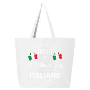 Funny Italian Pride Gift Irish St Patricks Day Italians Gift 25L Jumbo Tote