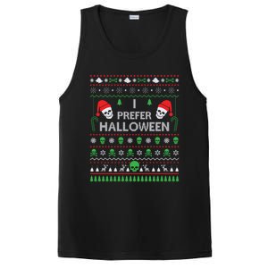 Funny I Prefer Halloween Christmas Sweater Best Ugly Xmas Gift PosiCharge Competitor Tank