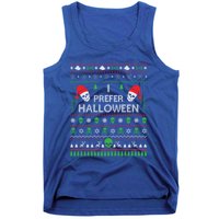 Funny I Prefer Halloween Christmas Sweater Best Ugly Xmas Gift Tank Top