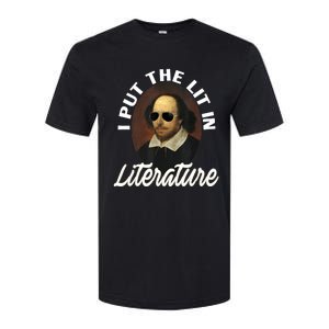 Funny I Put The Lit In Literature Gift Retro Funny Shakespeare Gift Softstyle CVC T-Shirt