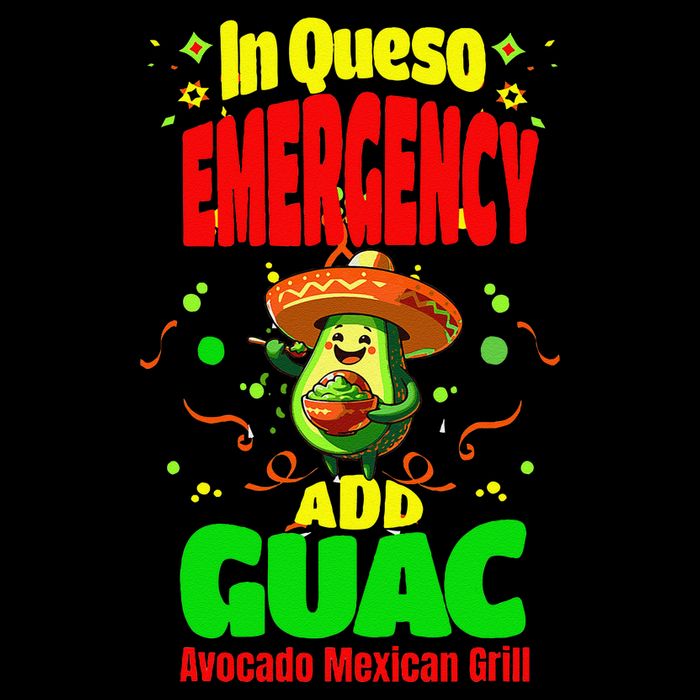 Funny In Queso Emergency Add Guac Stripe Pom Pom Beanie