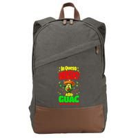 Funny In Queso Emergency Add Guac Cotton Canvas Backpack