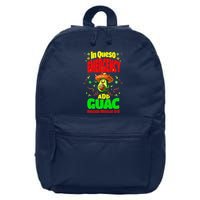 Funny In Queso Emergency Add Guac 16 in Basic Backpack