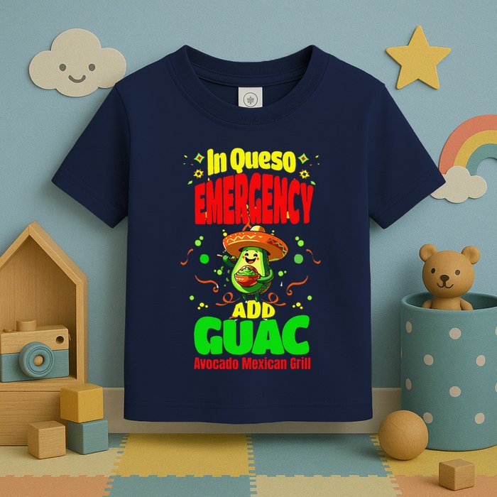 Funny In Queso Emergency Add Guac Toddler T-Shirt