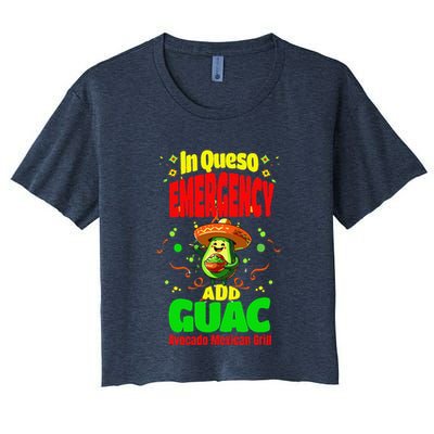 Funny In Queso Emergency Add Guac Crop Top