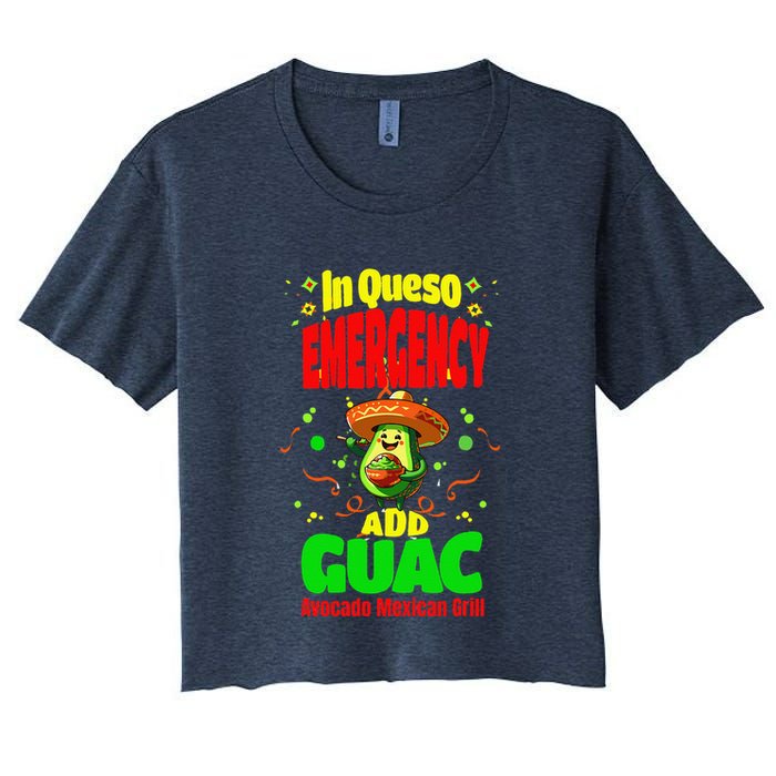 Funny In Queso Emergency Add Guac Crop Top