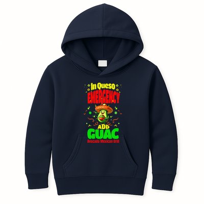 Funny In Queso Emergency Add Guac Kids Hoodie