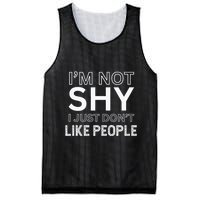 Funny Introvert Quotes And Sayings About Not Being Shy Mesh Reversible Basketball Jersey Tank