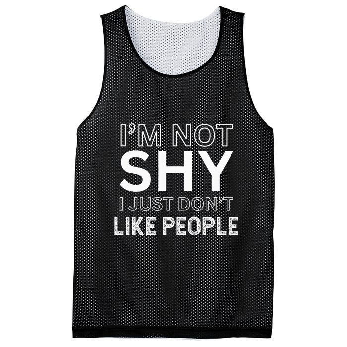 Funny Introvert Quotes And Sayings About Not Being Shy Mesh Reversible Basketball Jersey Tank