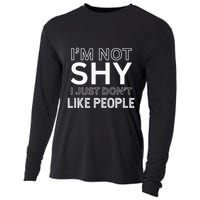 Funny Introvert Quotes And Sayings About Not Being Shy Cooling Performance Long Sleeve Crew