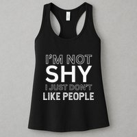 Funny Introvert Quotes And Sayings About Not Being Shy Womens Tank Top