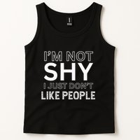 Funny Introvert Quotes And Sayings About Not Being Shy Tank Top