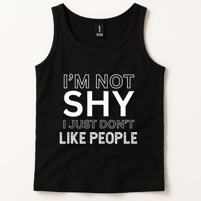 Funny Introvert Quotes And Sayings About Not Being Shy Tank Top