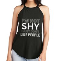 Funny Introvert Quotes And Sayings About Not Being Shy Women's Perfect Tri Rocker Tank