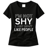 Funny Introvert Quotes And Sayings About Not Being Shy Womens T-Shirt