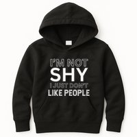 Funny Introvert Quotes And Sayings About Not Being Shy Kids Hoodie