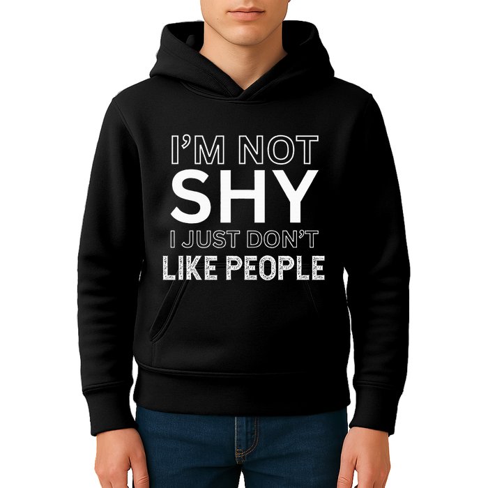 Funny Introvert Quotes And Sayings About Not Being Shy Kids Hoodie