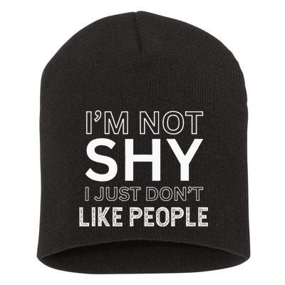 Funny Introvert Quotes And Sayings About Not Being Shy Short Acrylic Beanie