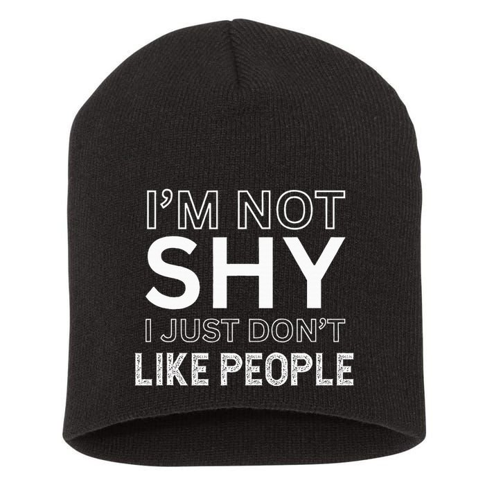 Funny Introvert Quotes And Sayings About Not Being Shy Short Acrylic Beanie
