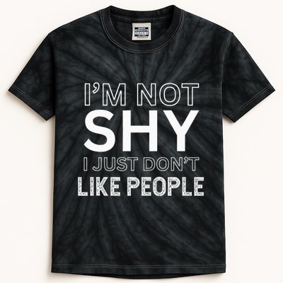 Funny Introvert Quotes And Sayings About Not Being Shy Kids Tie-Dye T-Shirt