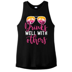 Funny Ing Quote Trip S Well With Others Gift Ladies PosiCharge Tri-Blend Wicking Tank