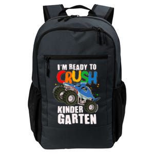 Funny I'm Ready To Crush Kindergarten Shark Monster Truck Daily Commute Backpack