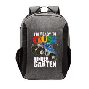 Funny I'm Ready To Crush Kindergarten Shark Monster Truck Vector Backpack