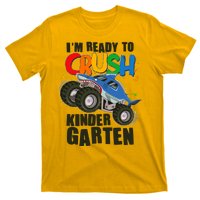 Funny I'm Ready To Crush Kindergarten Shark Monster Truck T-Shirt