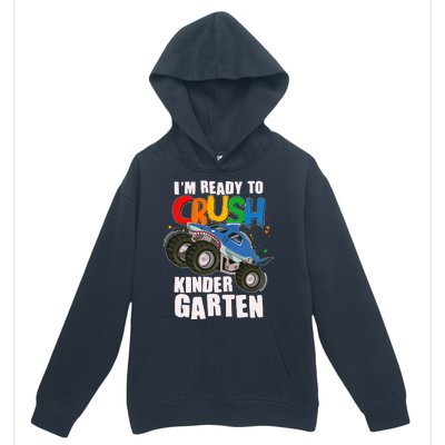 Funny I'm Ready To Crush Kindergarten Shark Monster Truck Urban Pullover Hoodie